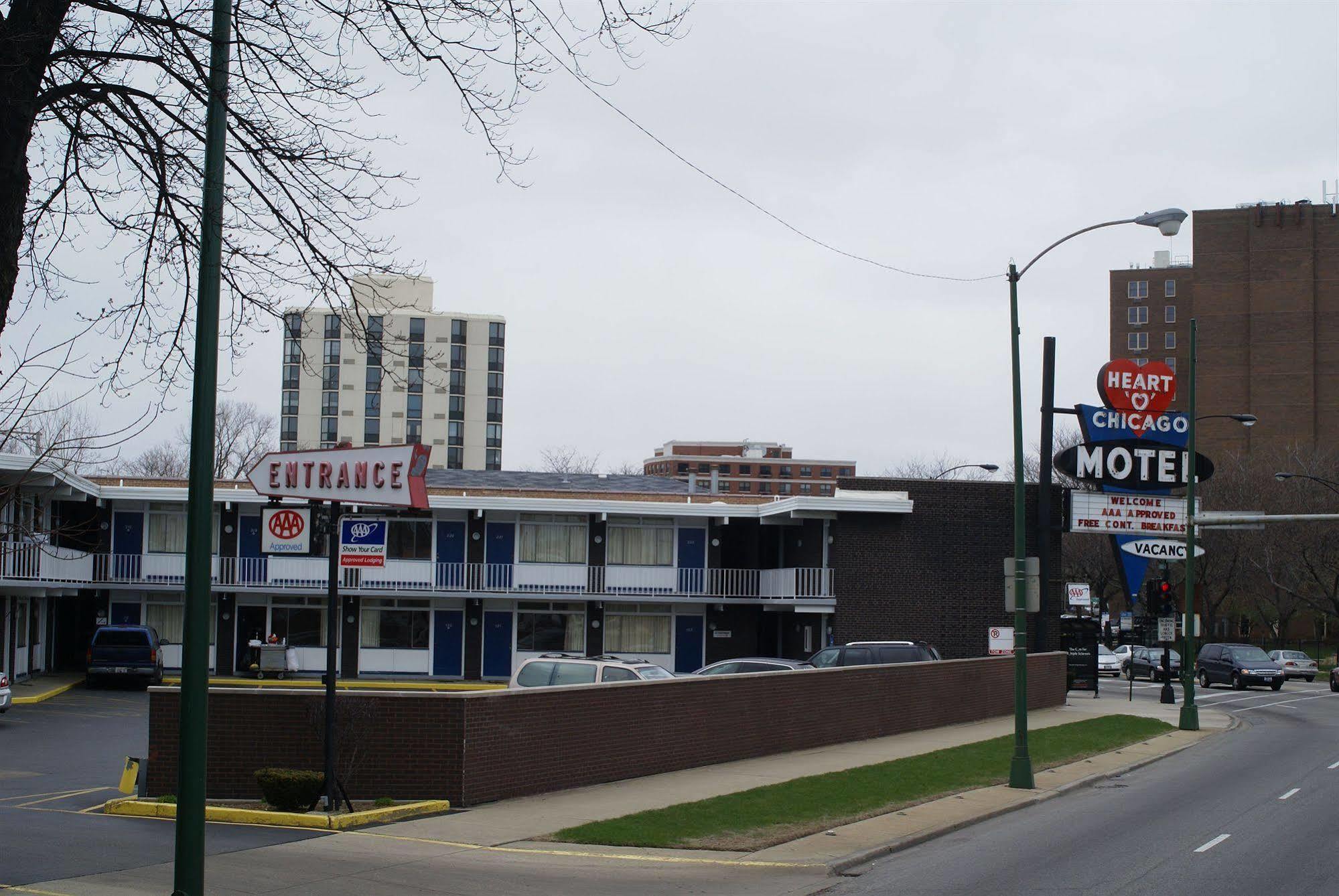 Heart O' Chicago Motel Exterior foto